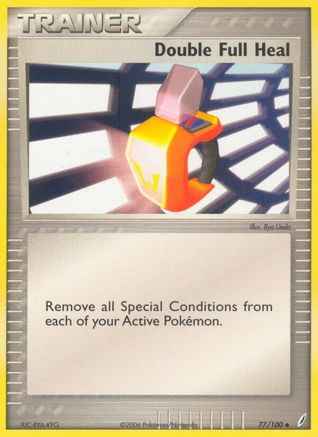 Double Full Heal 077/100 - Crystal Guardians Reverse Holofoil