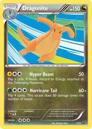 Dragonite 005/20 - Dragon Vault Holofoil