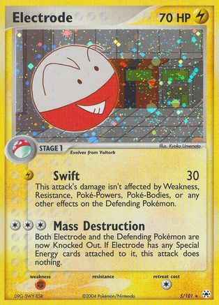 Electrode 005/101 - Hidden Legends Holofoil