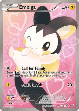 Emolga (Full Art) RC23/RC25 - Legendary Treasures Radiant Collection Holofoil