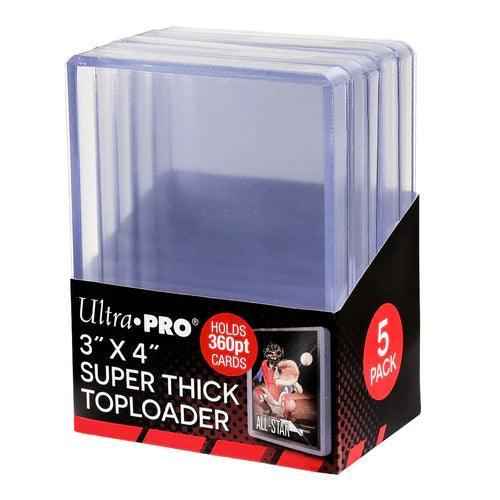3" x 4" Super Thick 360PT Toploaders (5ct)