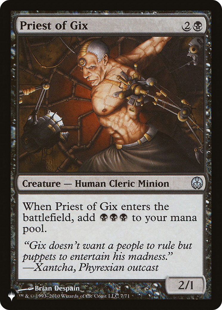 Priest of Gix (LIST-DDE-7) - The List