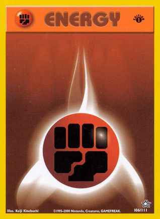 Fighting Energy 106/111 - Neo Genesis 1st Edition