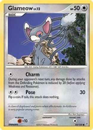 Glameow 083/130 - Diamond and Pearl