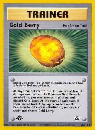 Gold Berry 093/111 - Neo Genesis 1st Edition