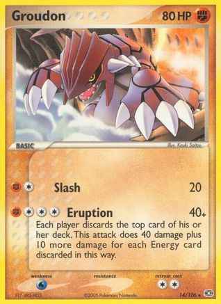 Groudon 014/106 - Emerald