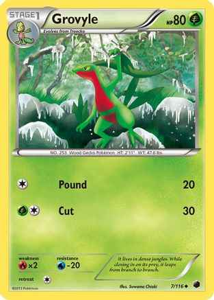 Grovyle 007/116 - Plasma Freeze