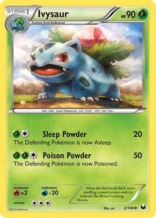 Ivysaur 002/108 - Dark Explorers