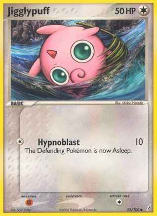 Jigglypuff 053/100 - Crystal Guardians Reverse Holofoil