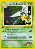 Koga's Beedrill 009/132 - Gym Challenge 1st Edition Holofoil