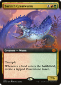 Sarinth Greatwurm (BRO-358) - The Brothers' War: (Extended Art)