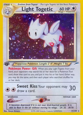 Light Togetic 015/105 - Neo Destiny 1st Edition Holofoil