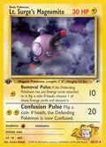 Lt. Surge's Magnemite 050/132 - Gym Heroes 1st Edition