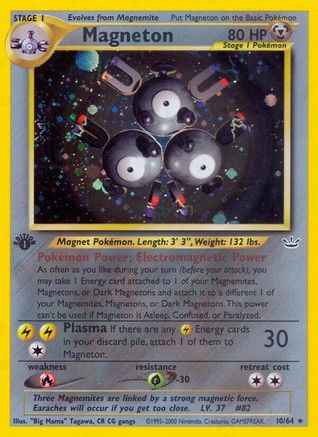 Magneton 010/64 - Neo Revelation 1st Edition Holofoil