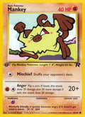 Mankey 061/82 - Team Rocket 1st Edition