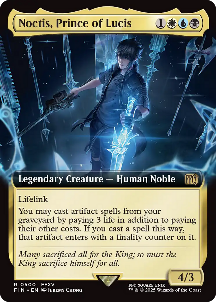 Noctis, Prince of Lucis (FIN-500) - FINAL FANTASY: (Extended Art)