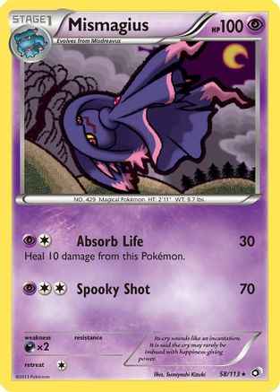 Mismagius 058/113 - Legendary Treasures Reverse Holofoil