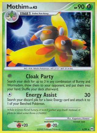 Mothim 006/99 - Arceus Holofoil