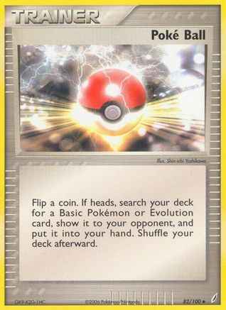 Poke Ball 082/100 - Crystal Guardians Reverse Holofoil