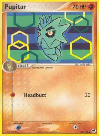 Pupitar 058/101 - Dragon Frontiers Reverse Holofoil