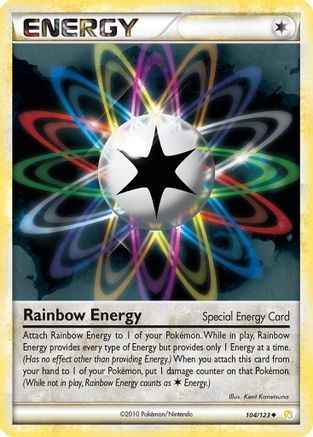 Rainbow Energy 104/123 - HeartGold SoulSilver