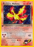 Rocket's Moltres 012/132 - Gym Heroes 1st Edition Holofoil