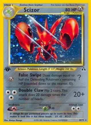 Scizor 010/75 - Neo Discovery