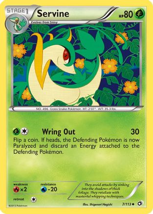 Servine 007/113 - Legendary Treasures Reverse Holofoil
