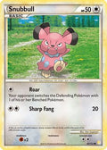 Snubbull 082/123 - HeartGold SoulSilver Reverse Holofoil