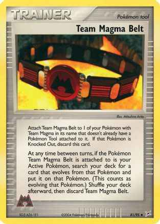 Team Magma Belt 081/95 - Team Magma vs Team Aqua