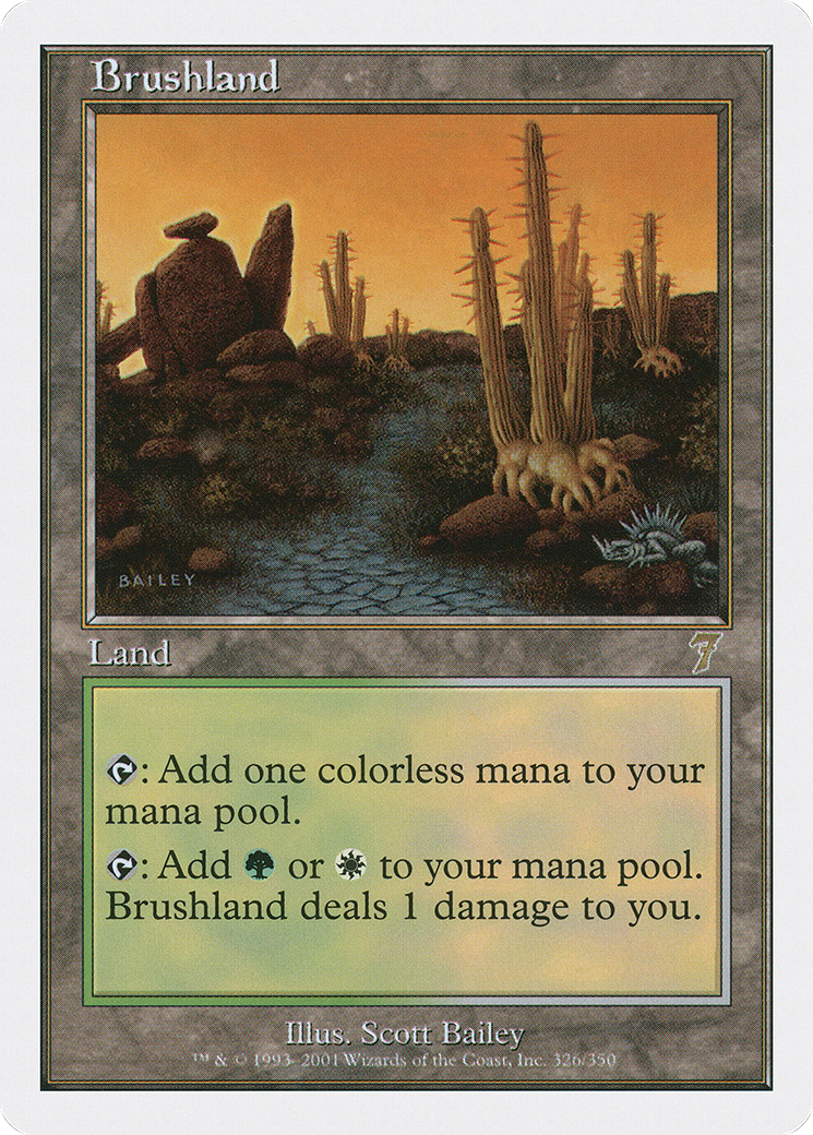 Brushland (7ED-326) - Seventh Edition Foil