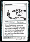 Chronobot (CMB1-105) - Mystery Booster Playtest Cards 2021