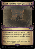 March from the Black Gate (LTR-545) - The Lord of the Rings: Tales of Middle-earth: (Showcase) Foil