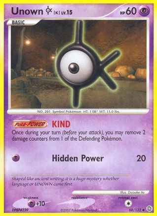 Unown [K] 068/132 - Secret Wonders