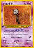 Unown [L] 086/105 - Neo Destiny 1st Edition