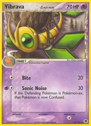 Vibrava (Delta Species) 042/101 - Dragon Frontiers