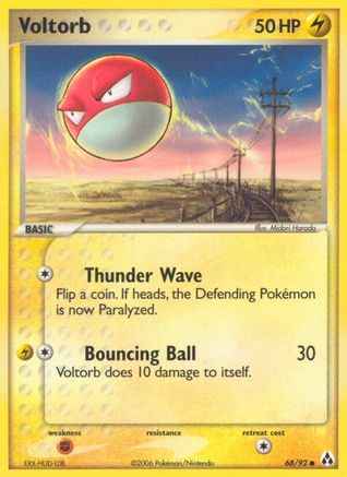 Voltorb 068/92 - Legend Maker Reverse Holofoil