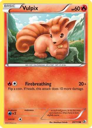 Vulpix 020/113 - Legendary Treasures