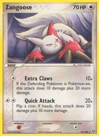 Zangoose 021/106 - Emerald