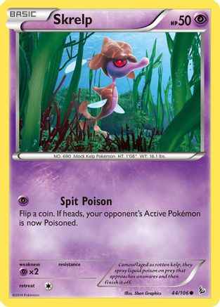 Skrelp 044/106 - XY  Flashfire