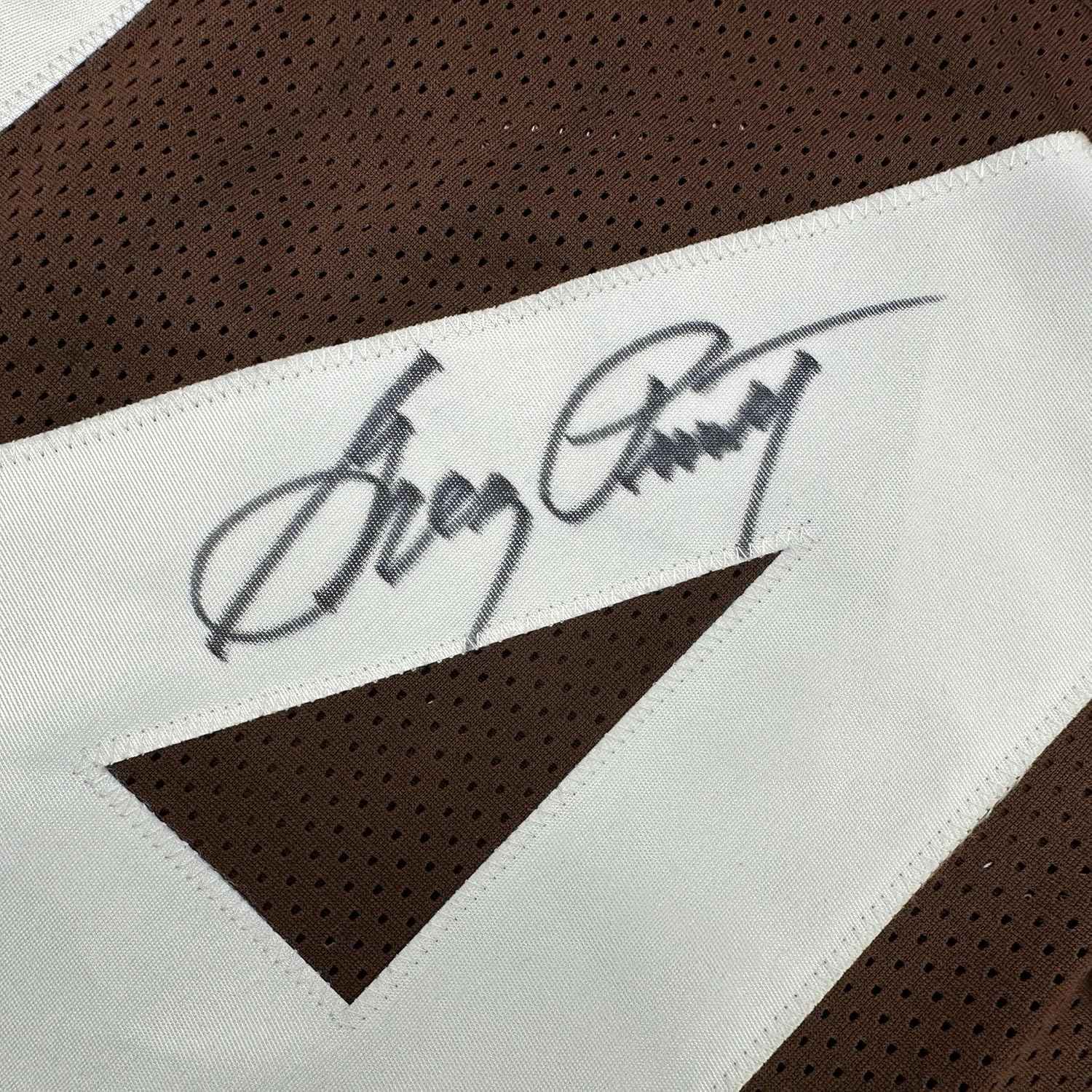 Framed Autographed/Signed Greg Pruitt 35x39 Cleveland Brown Football Jersey JSA COA