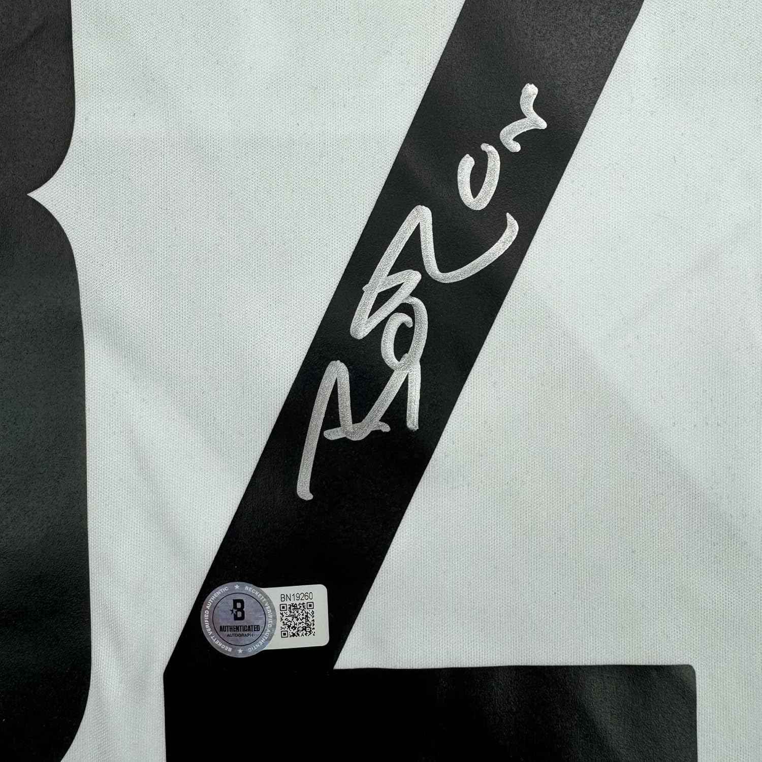 Framed Autographed/Signed Christian Vieri 35x39 Inter Milan White Soccer Futbol Jersey Beckett BAS COA