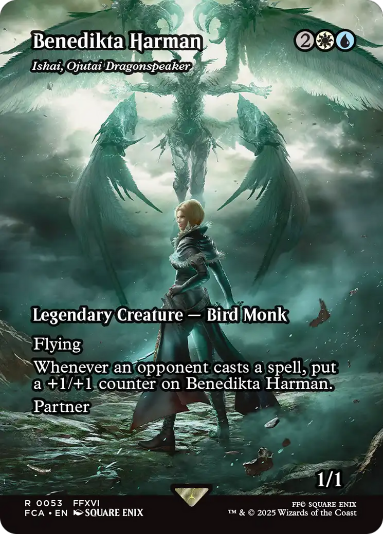 Ishai, Ojutai Dragonspeaker (FCA-053) - FINAL FANTASY: Through the Ages / Benedikta Harman (Borderless)