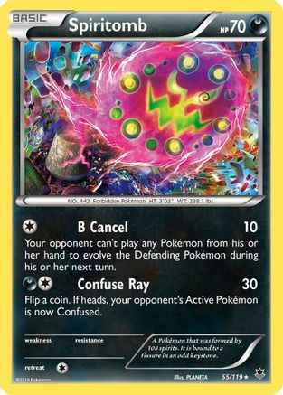 Spiritomb 055/119 - XY  Phantom Forces