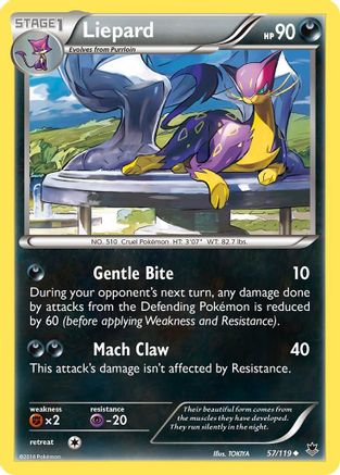 Liepard 057/119 - XY  Phantom Forces