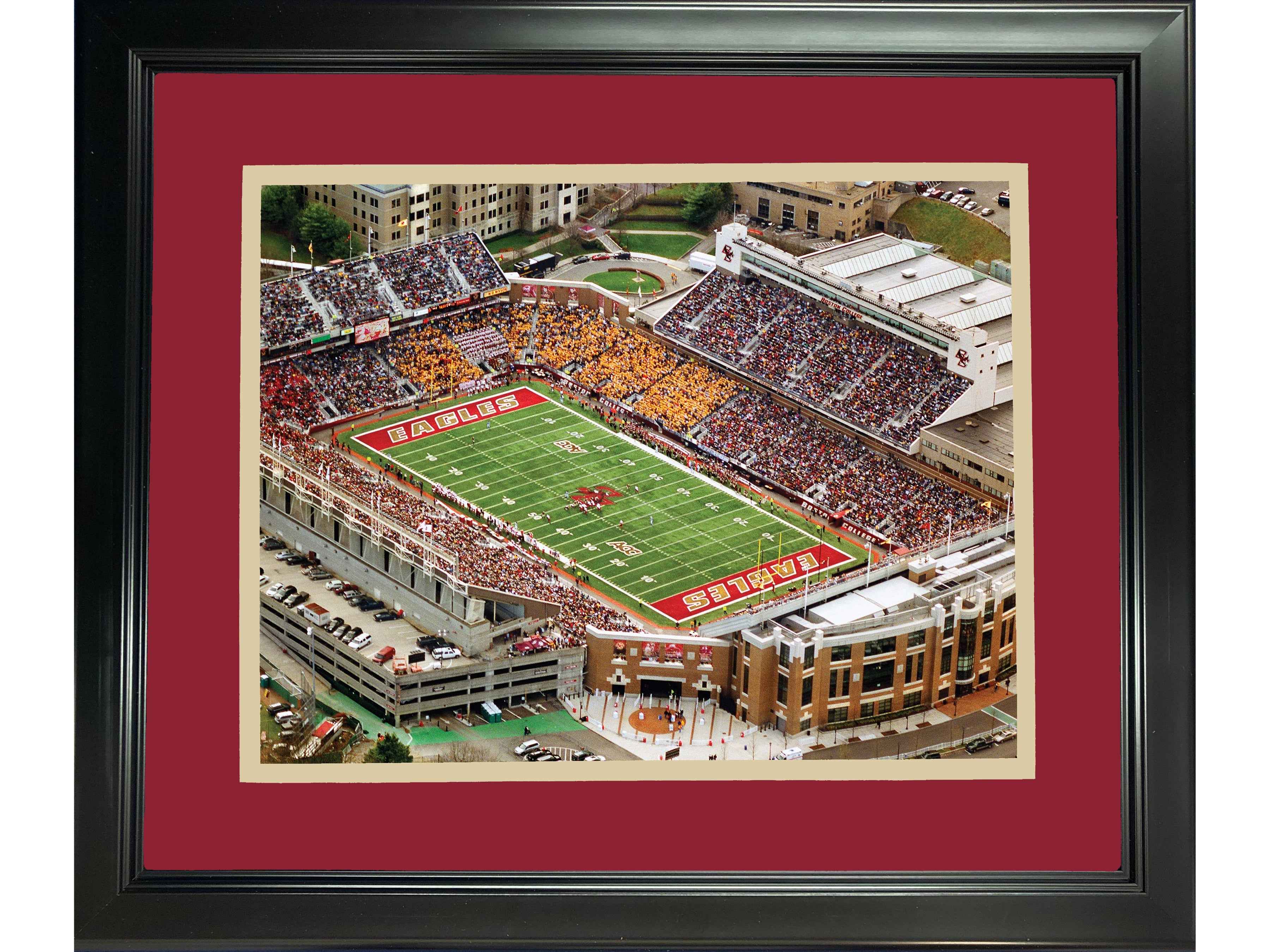 Framed Alumni Stadium Boston College Eagles 11"x14" NCAA Football Photo Professionally Matted