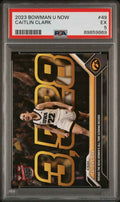 Graded 2023 Topps Bowman U Now Caitlin Clark #49 Rookie RC Basketball Card PSA 5 EX