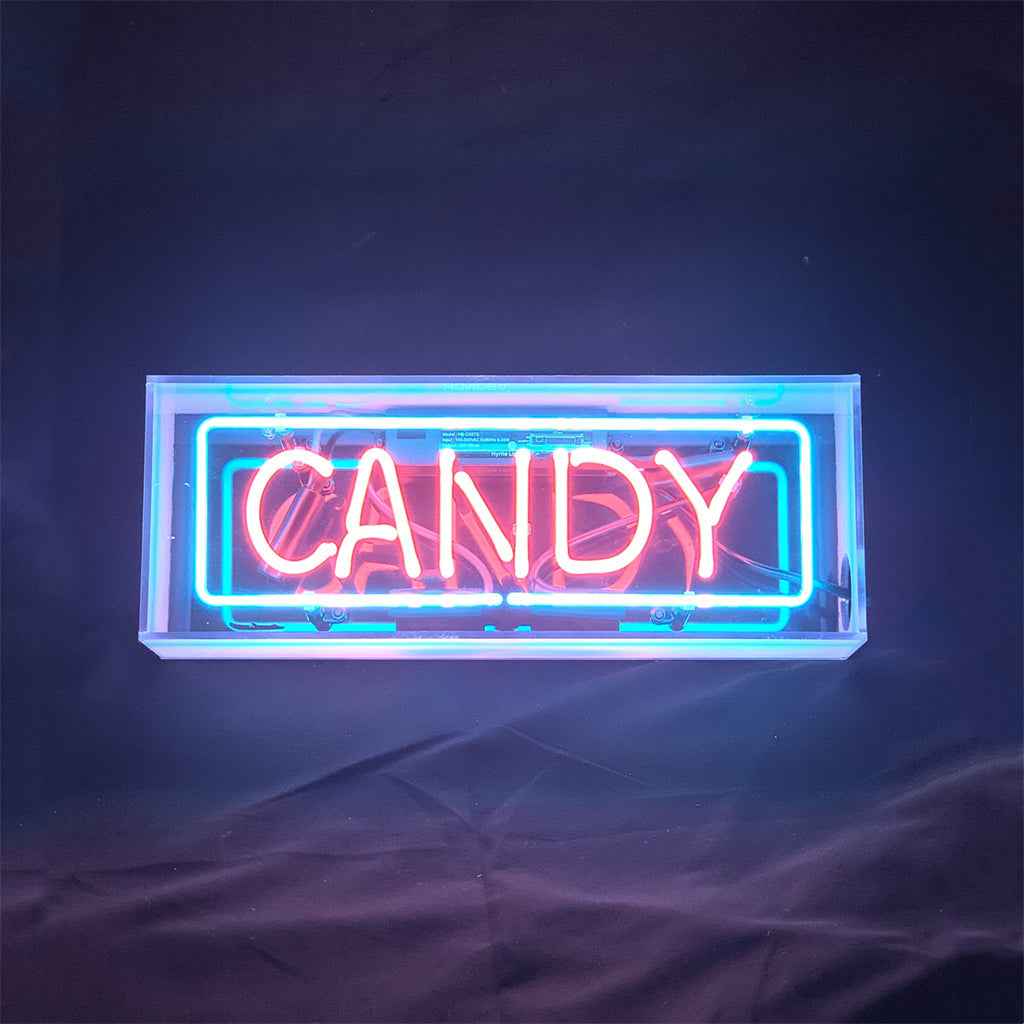Candy Acrylic Box Neon Signs