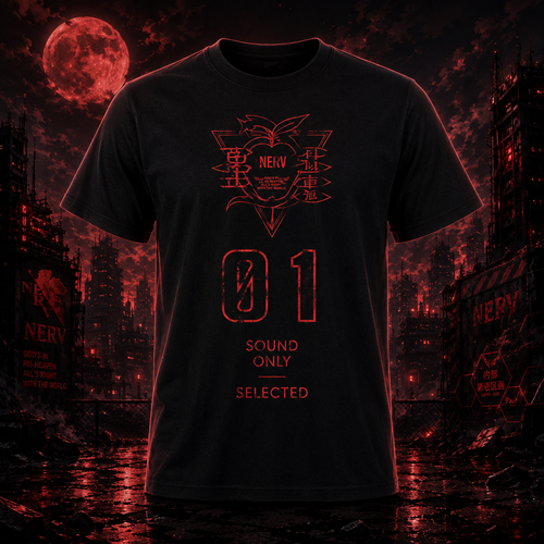 Evangelion Zeele Sound Only Distressed T-Shirt