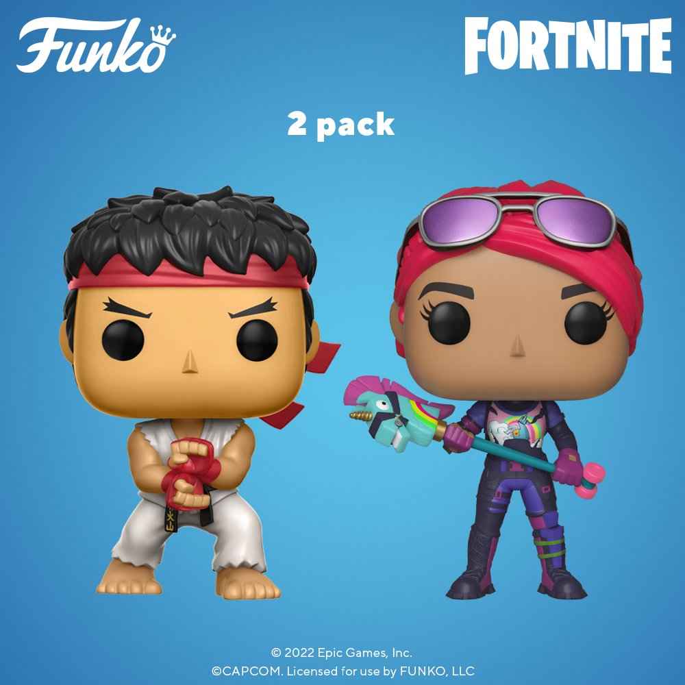 POP! Games: Fortnite 2PK Ryu & Brite Bomber